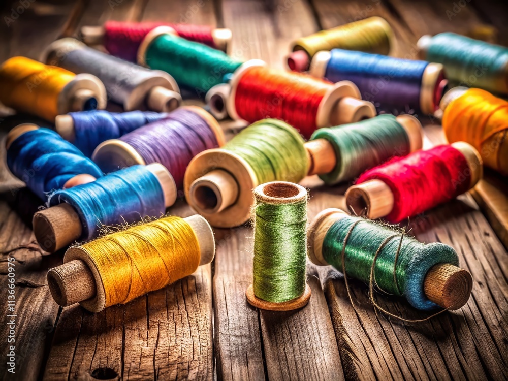 Vibrant and Colorful Threads Rolls Displayed Artistic Arrangement for Textile and Craft Enthusiasts, Showcasing Various Colors and Textures for Creative Inspiration Vibrant and Colorful Threads Rolls Displayed Artistic Arrangement for Textile and Craft Enthusiasts, Showcasing Various Colors and Textures for Creative Inspiration
