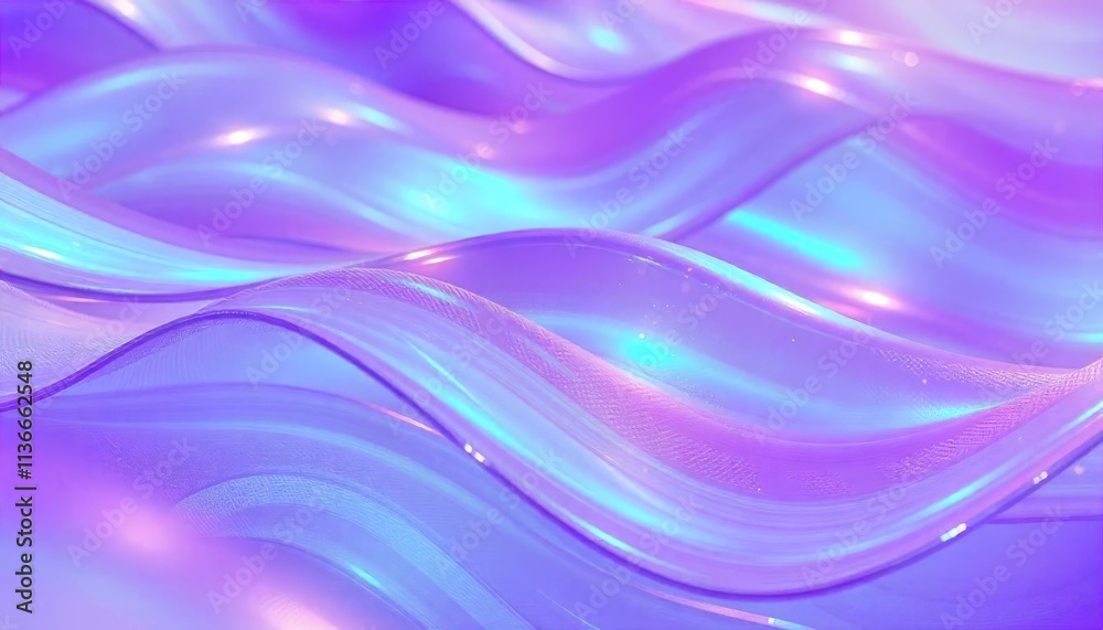 Obraz premium beautiful abstract wave technology background with soft light digital effect corporate concept