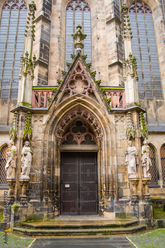 Saint Thomas Church in the centre of Leipzig photo