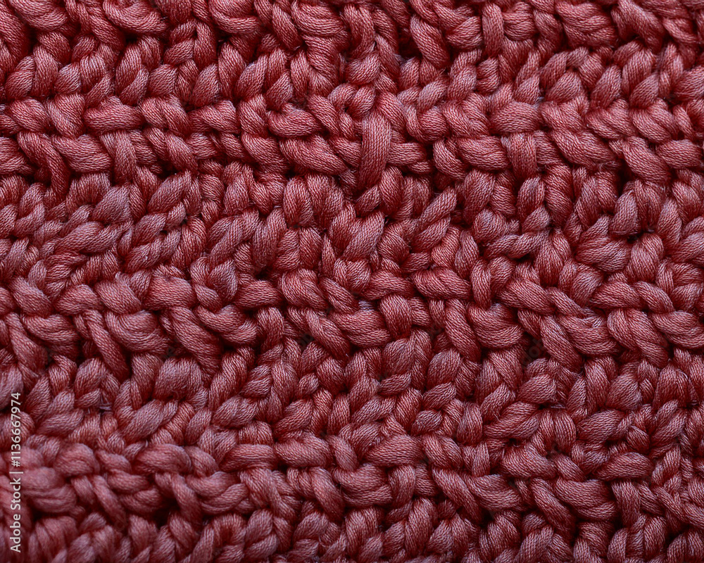 Weaved crochet design with a stitch texture