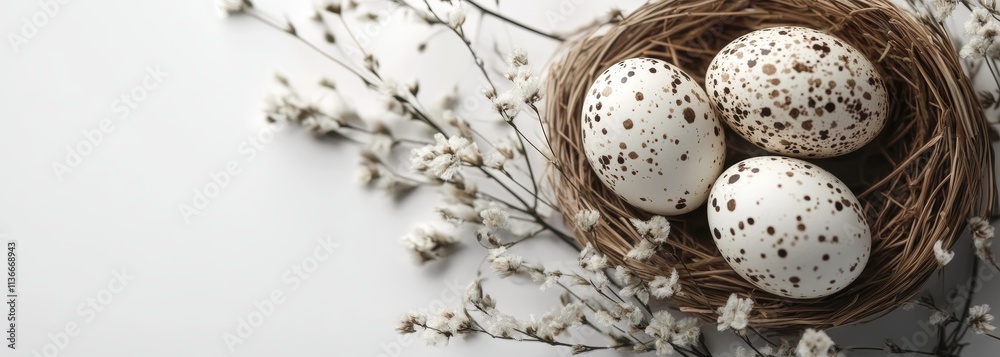 Easter eggs composition composition background Easter eggs composition composition background