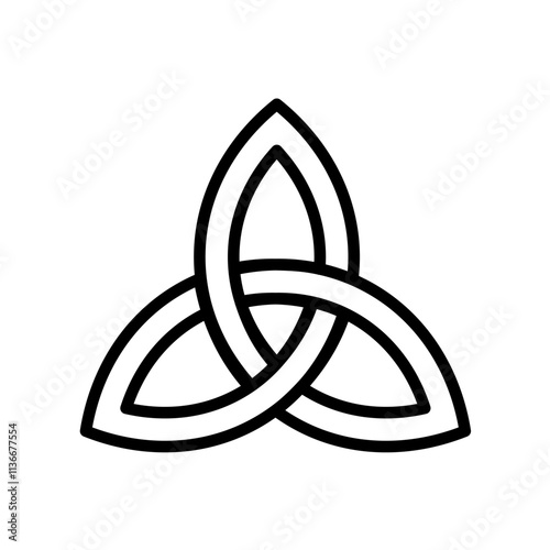 Triquetra, celtic trinity knot