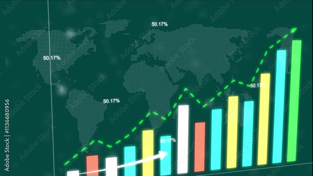 3d Professional business success graph animation. Business growth concept in graph chart showing marketing sales profit increasing to future target. 3d Professional business success graph animation. Business growth concept in graph chart showing marketing sales profit increasing to future target.