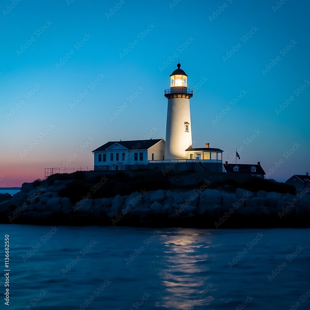 lighthouse at sunset lighthouse at sunset