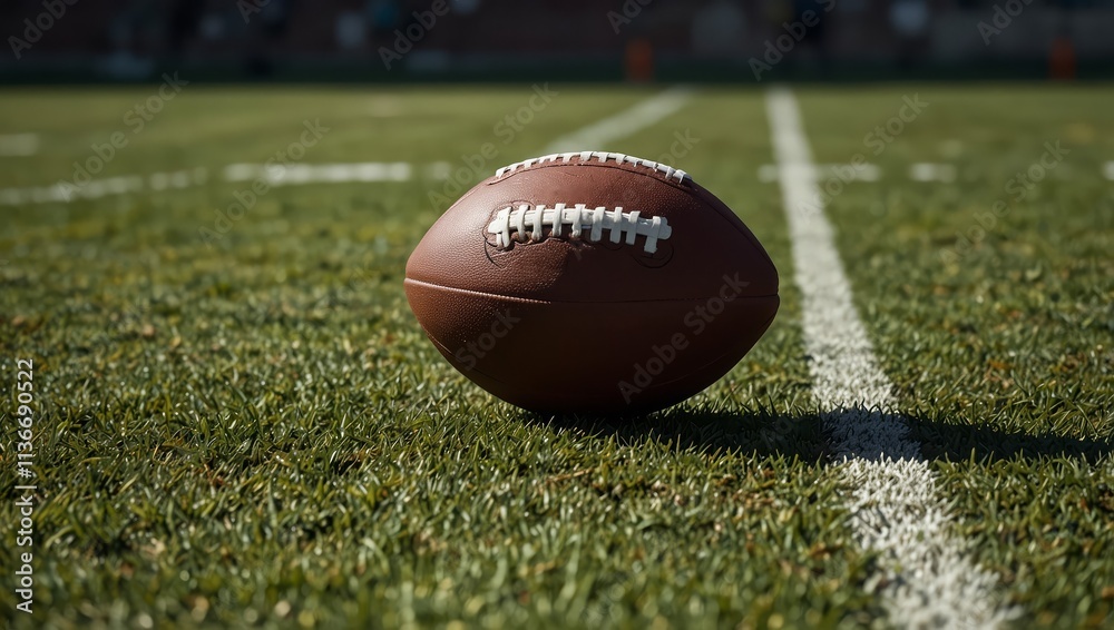 Football on Field Football on Field