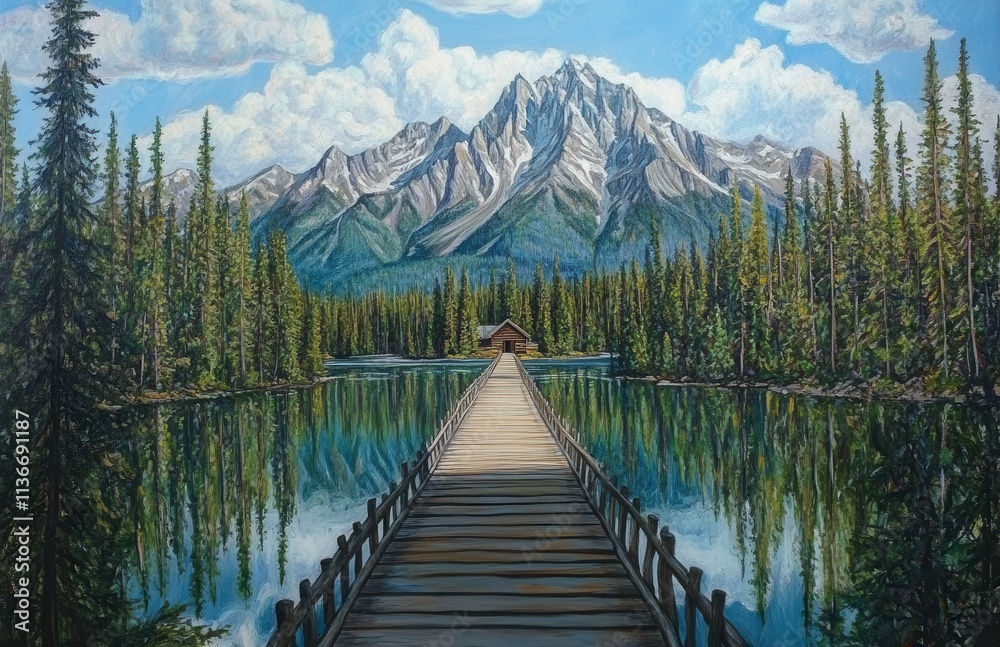 Observing Emerald Lake after nightfall, Yoho National Park, British Columbia, Canada Observing Emerald Lake after nightfall, Yoho National Park, British Columbia, Canada