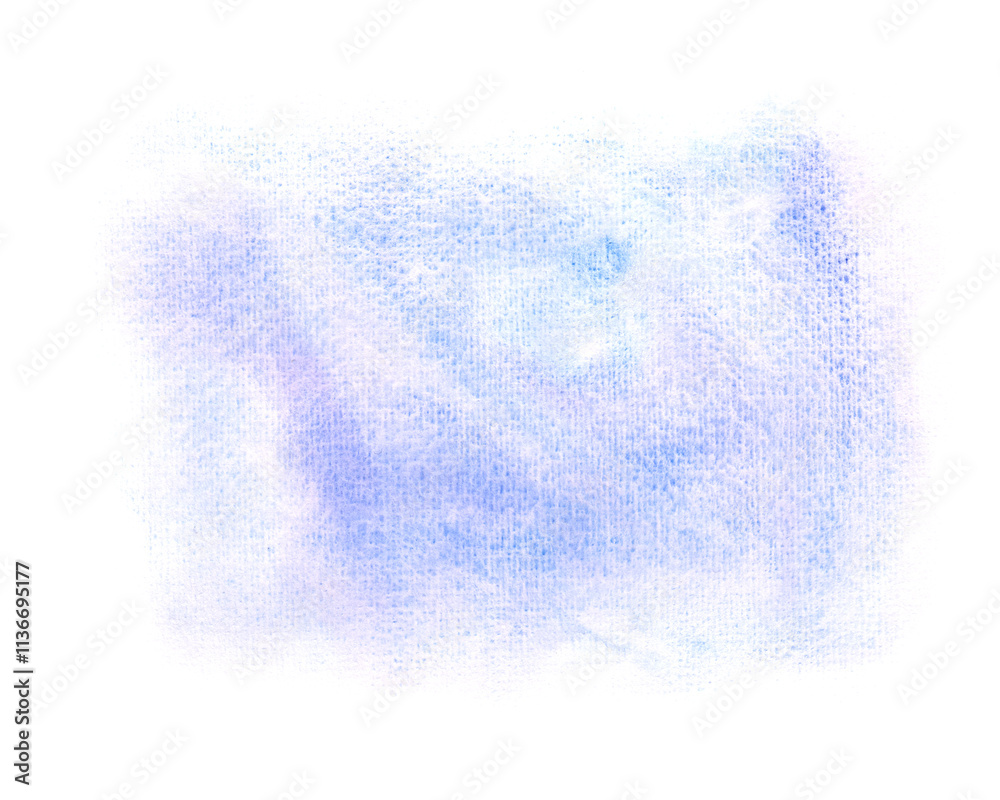 Abstract watercolor texture with soft blue and purple pastel tones on a white canvas background. Abstract watercolor texture with soft blue and purple pastel tones on a white canvas background.