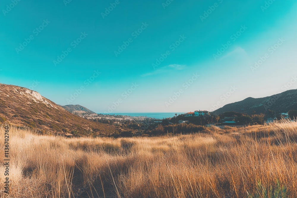 From the West Hills neighborhood in Los Angeles, California, one can enjoy a stunning view of the San Fernando Valley From the West Hills neighborhood in Los Angeles, California, one can enjoy a stunning view of the San Fernando Valley