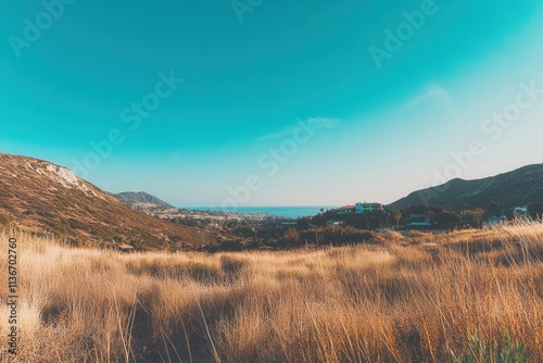 From the West Hills neighborhood in Los Angeles, California, one can enjoy a stunning view of the San Fernando Valley photo