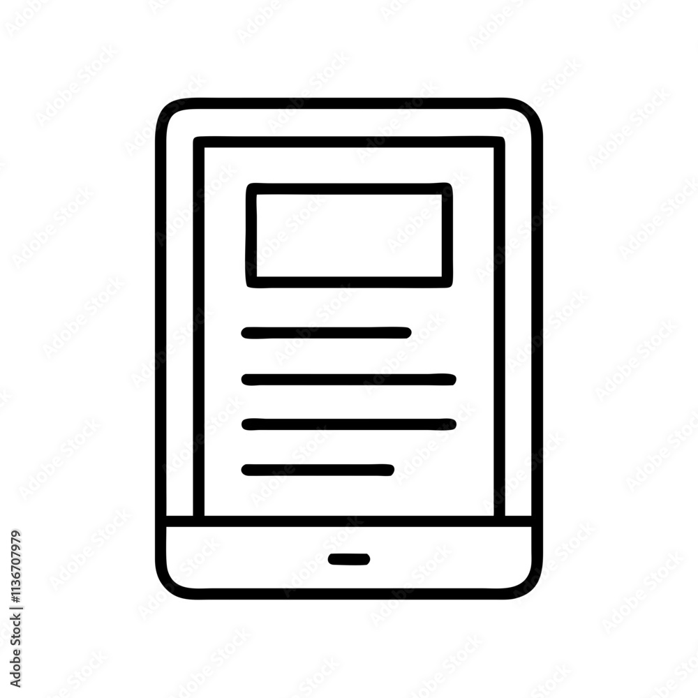 e reader icon, book lovers day line art, book lovers day icon - simple black line art icon of e reader, for book lovers day celebrations. book lovers day vector art. e reader icon, book lovers day line art, book lovers day icon - simple black line art icon of e reader, for book lovers day celebrations. book lovers day vector art.