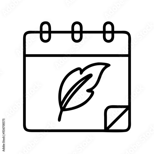literary festival icon icon, book lovers day line art, book lovers day icon - simple black line art icon of literary festival icon, for book lovers day celebrations. book lovers day vector art.