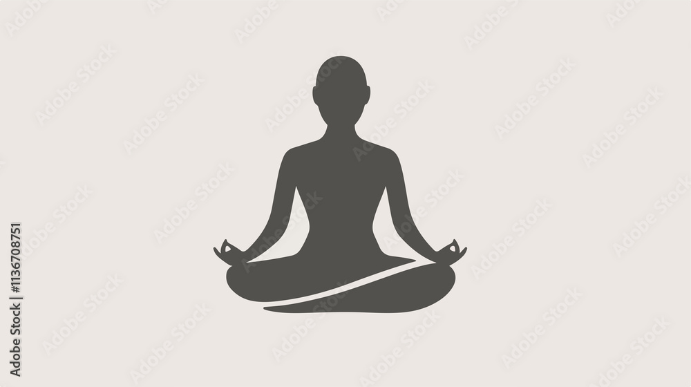 Professional Man Sitting in Eka Pada Radzhakapotasana Yoga Pose Line Icon Professional Man Sitting in Eka Pada Radzhakapotasana Yoga Pose Line Icon