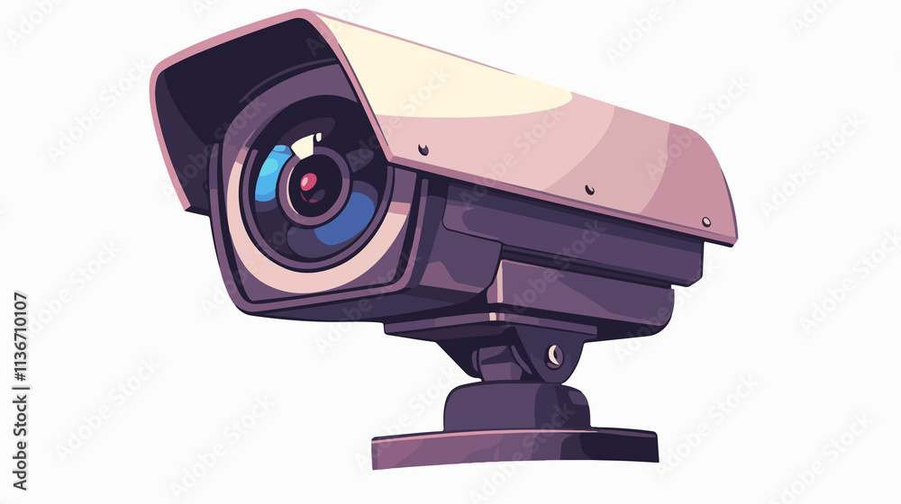 Outdoor Surveillance Camera Chalk Icon for Security Monitoring Concepts Outdoor Surveillance Camera Chalk Icon for Security Monitoring Concepts