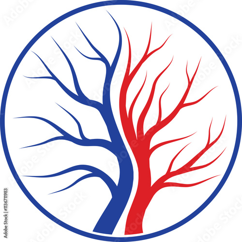 Circulatory system in the form of a tree