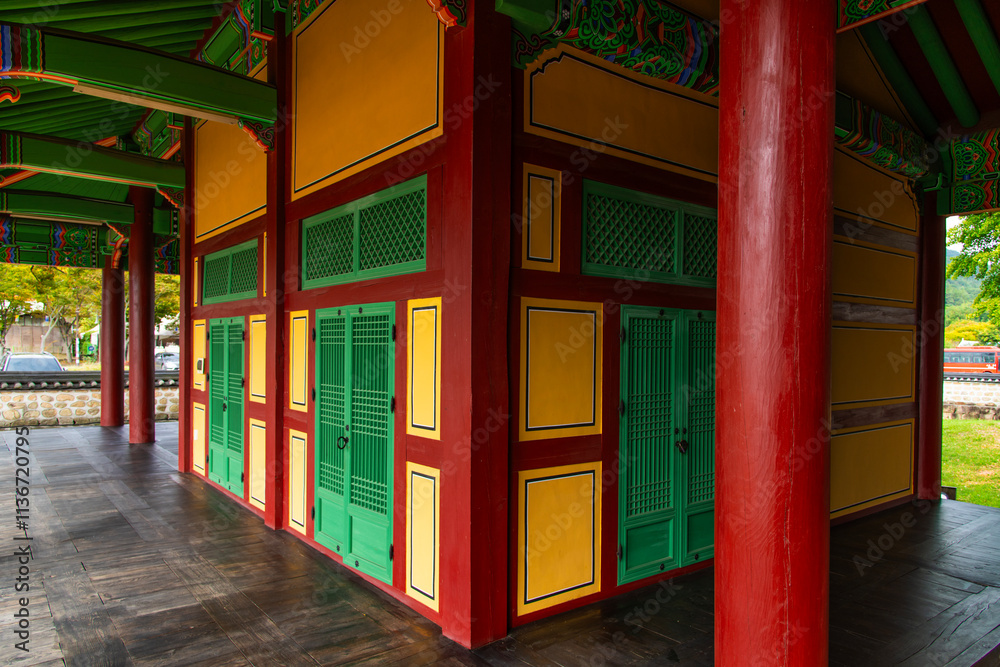 the interior of the government office building in the era of Joseon Dynasty the interior of the government office building in the era of Joseon Dynasty