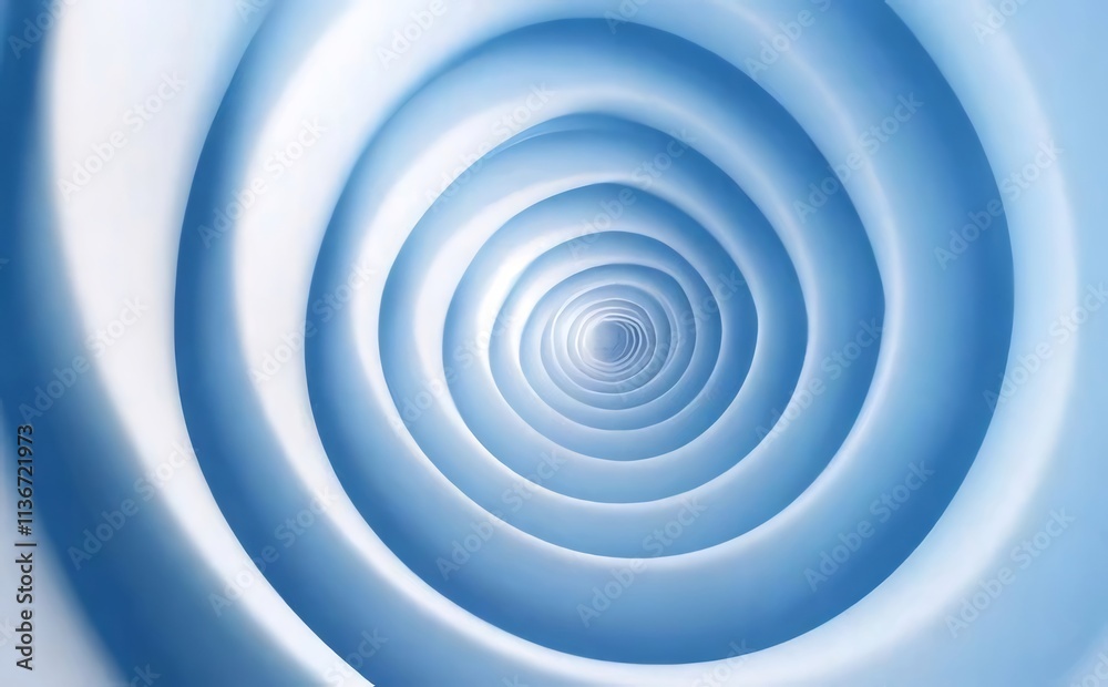 Abstract blue concentric circles receding into a distant point, creating a hypnotic effect. Abstract blue concentric circles receding into a distant point, creating a hypnotic effect.