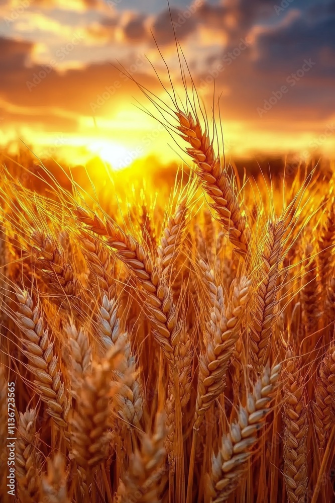 Rolling hills at sunset with winding road through golden grasslands Rolling hills at sunset with winding road through golden grasslands