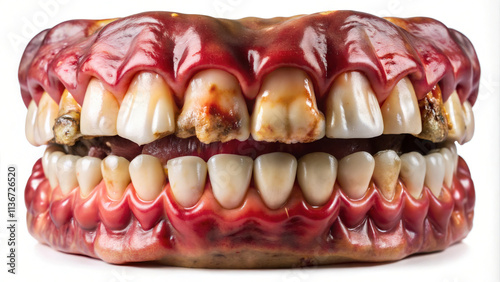 Rotten and Decayed Teeth: Depicting Neglect, Damage, and Unhealthy Dental Conditions
