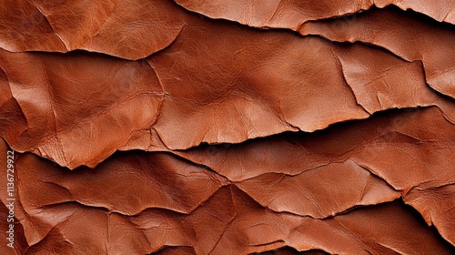 Wallpaper Mural A close up of a brown leather texture Torontodigital.ca