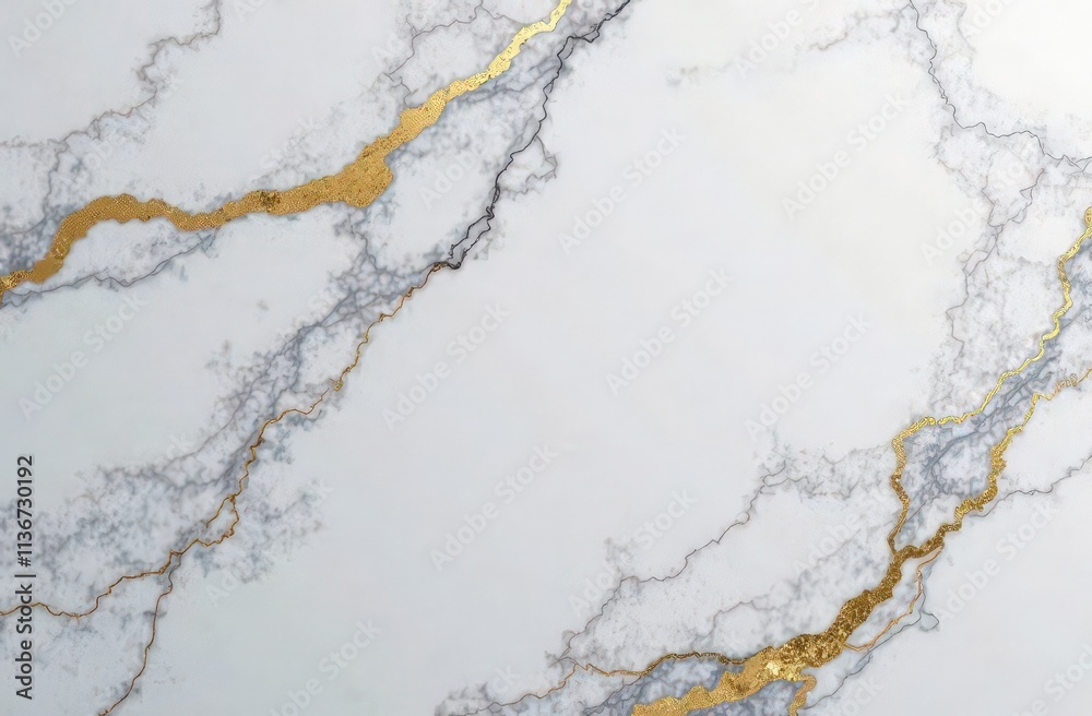 Obraz premium Elegant Marble Background with Gold Veins
