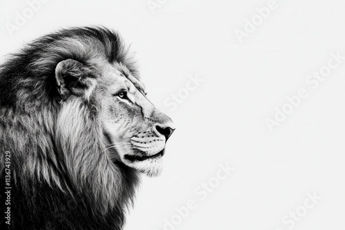 A fine art portrait of a male lion from the Kgalagadi desert, featuring Panthera leo