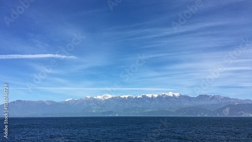 clouds over the sea