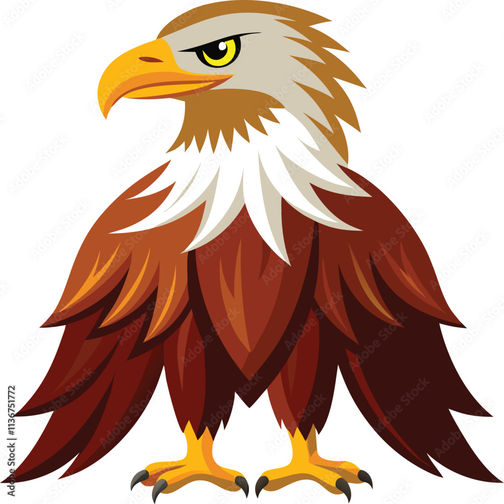 Naklejka premium eagle vector illustration 
