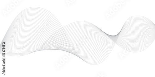 Abstract White and gray color technology modern background design. Vector Illustration.