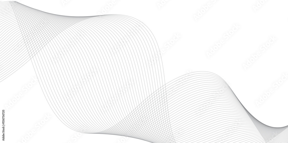 Fototapeta premium Abstract White and gray color technology modern background design. Vector Illustration.