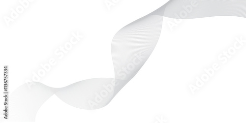 Abstract White and gray color technology modern background design. Vector Illustration.