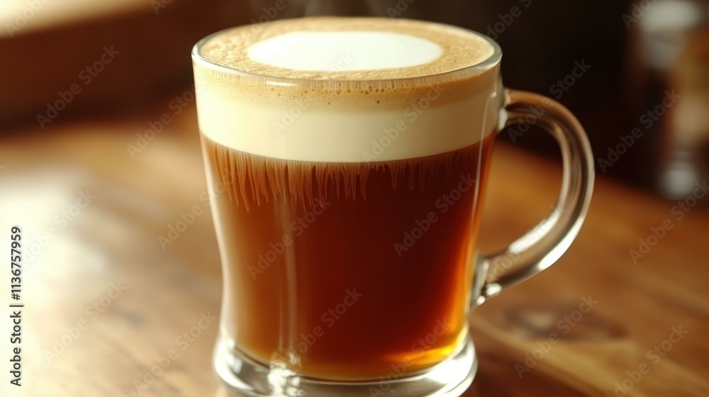 Specialty Coffees and Teas Irish coffee - Coffee with Irish whiskey sugar and cream for a warming and boozy drink Isolated solo on plain background Specialty Coffees and Teas Irish coffee - Coffee with Irish whiskey sugar and cream for a warming and boozy drink Isolated solo on plain background