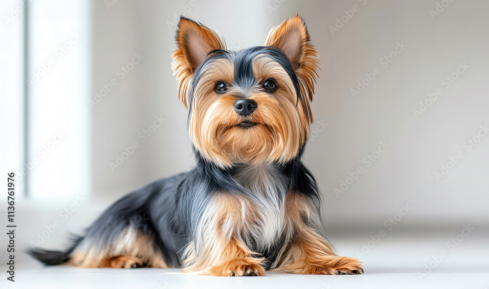 Cute Yorkshire Terrier Dog Puppy Pet Portrait Cute Yorkshire Terrier Dog Puppy Pet Portrait
