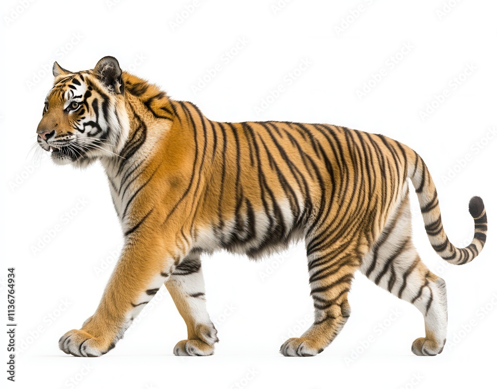 Fototapeta premium P. t. altaica, commonly known as the Amur tiger, is another name for the Siberian tiger