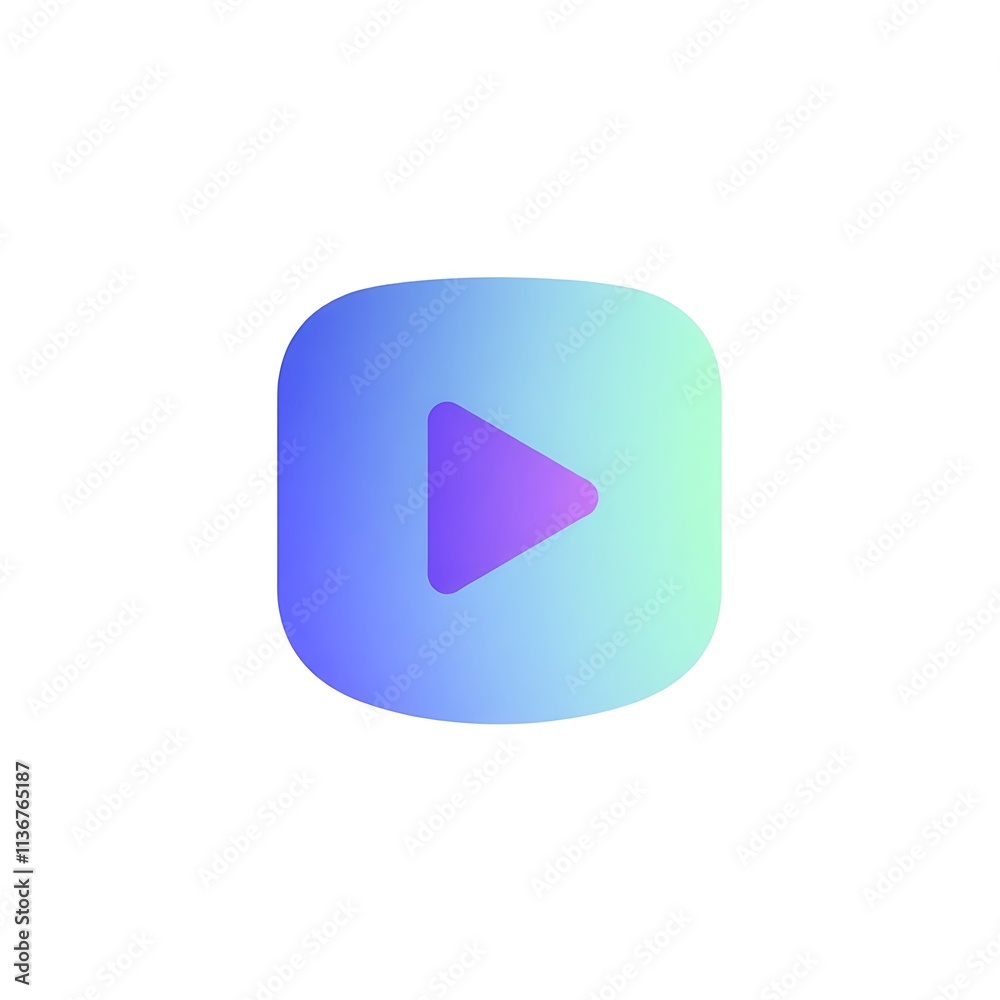 Gradient Play Button Icon: A vibrant, modern design with a smooth gradient color palette. Perfect for web design, mobile apps, and multimedia projects. Gradient Play Button Icon: A vibrant, modern design with a smooth gradient color palette. Perfect for web design, mobile apps, and multimedia projects.