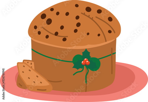 Traditional Christmas Panettone