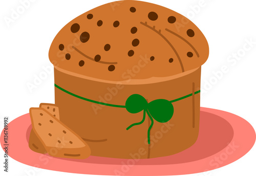 Traditional Christmas Panettone