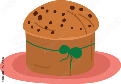 Traditional Christmas Panettone