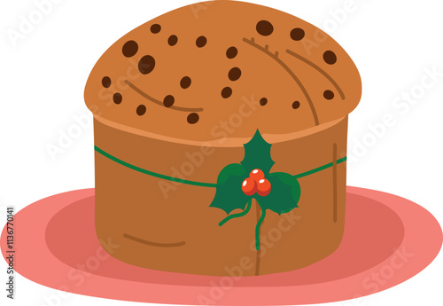 Traditional Christmas Panettone