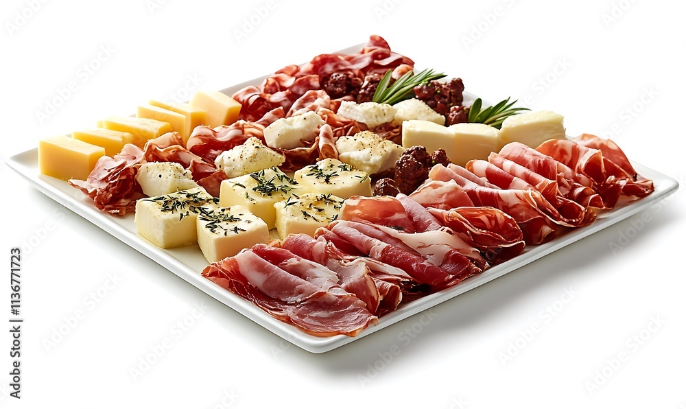 Delicious Cheese and Meat Platter Appetizer Selection Delicious Cheese and Meat Platter Appetizer Selection