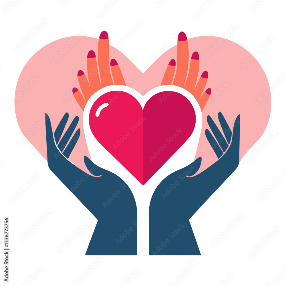 Obraz premium heart in hands