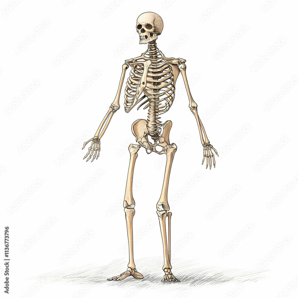 The human skeletal system consists of bones and joints, providing structure, The human skeletal system consists of bones and joints, providing structure,