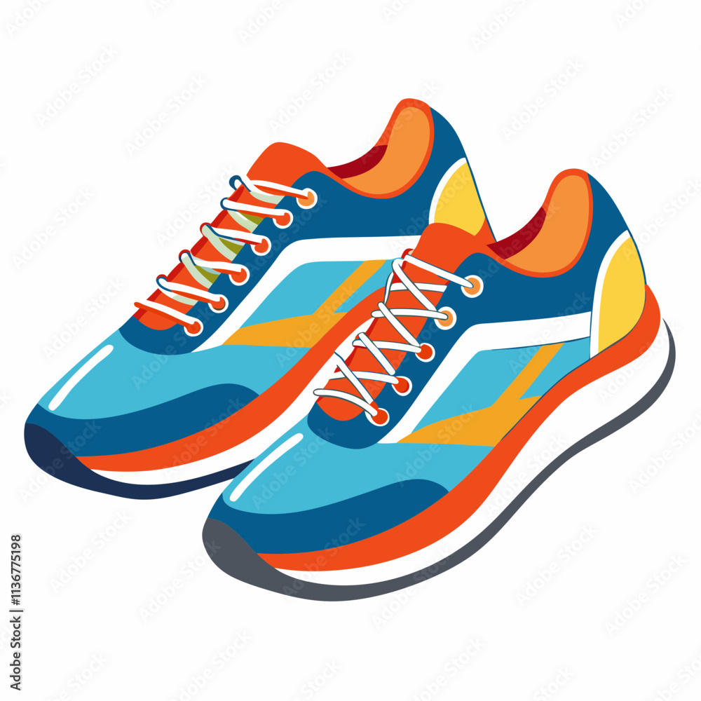 running Shoes White background running Shoes White background