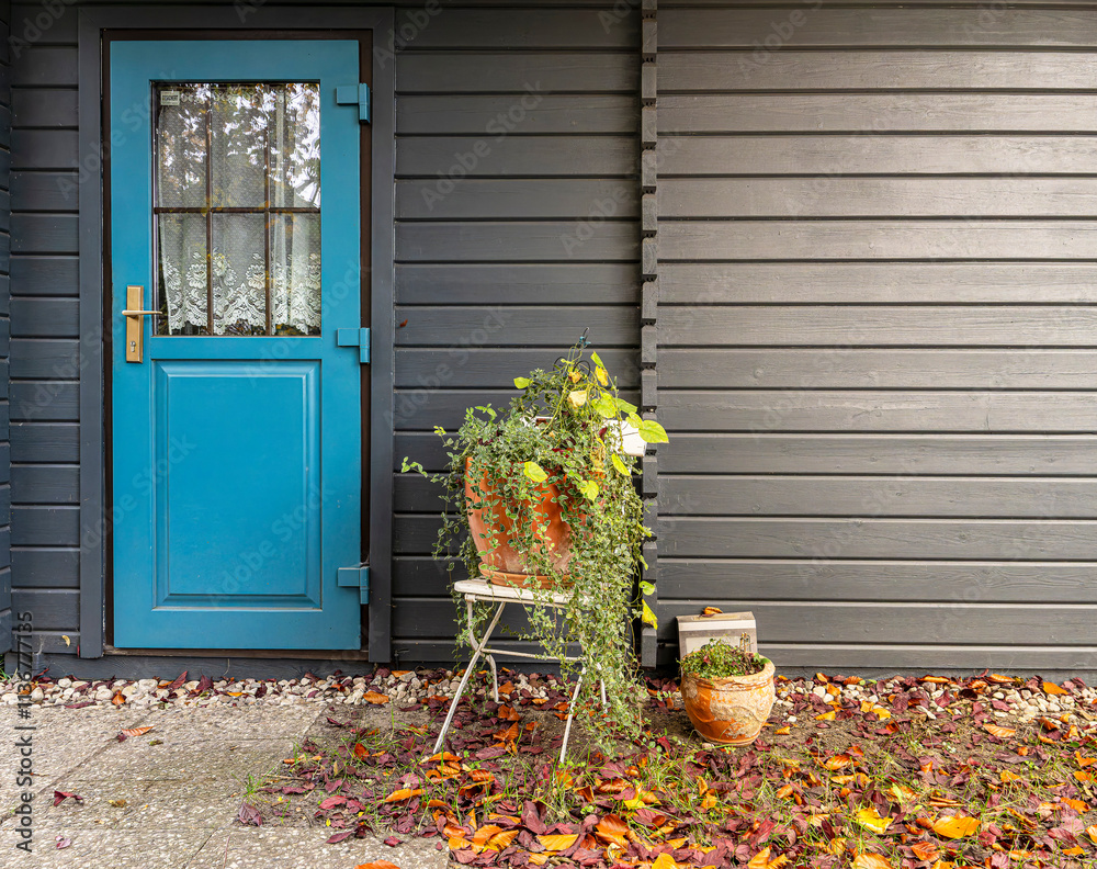Schrebergarten im Herbst, Berlin, Deutschland