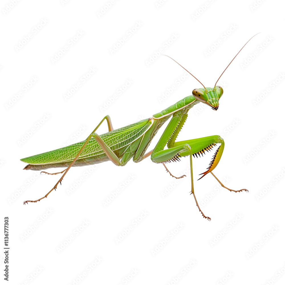 A grass foraging scene isolated on a transparent background A grass foraging scene isolated on a transparent background