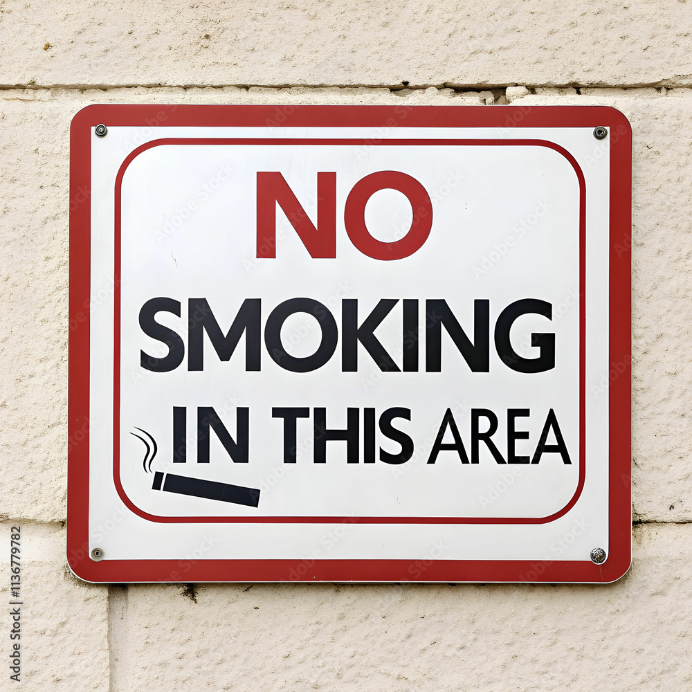 A no smoking sign is a symbol indicating that smoking is prohibited in an area A no smoking sign is a symbol indicating that smoking is prohibited in an area