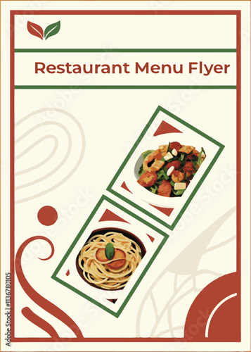 Premium Food Menu Flyer Vectors