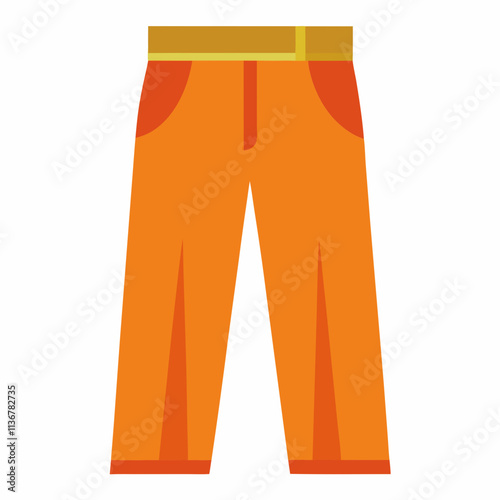 Wool Trousers White background