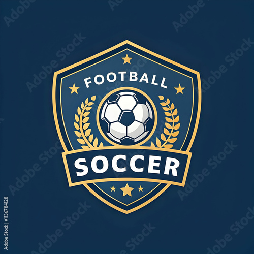 A soccer shield or football badge crest graphic, representing team