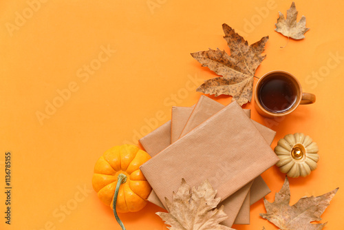 Composition with books, cup...