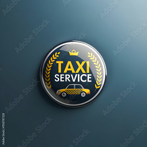 A taxi service offers transportation via hired vehicles, providing convenient photo